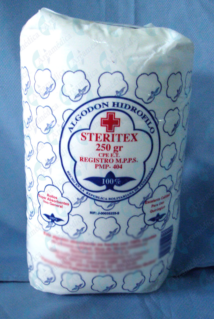ALGODON 250 GR HIDROFILO PRECIO X ROLLO