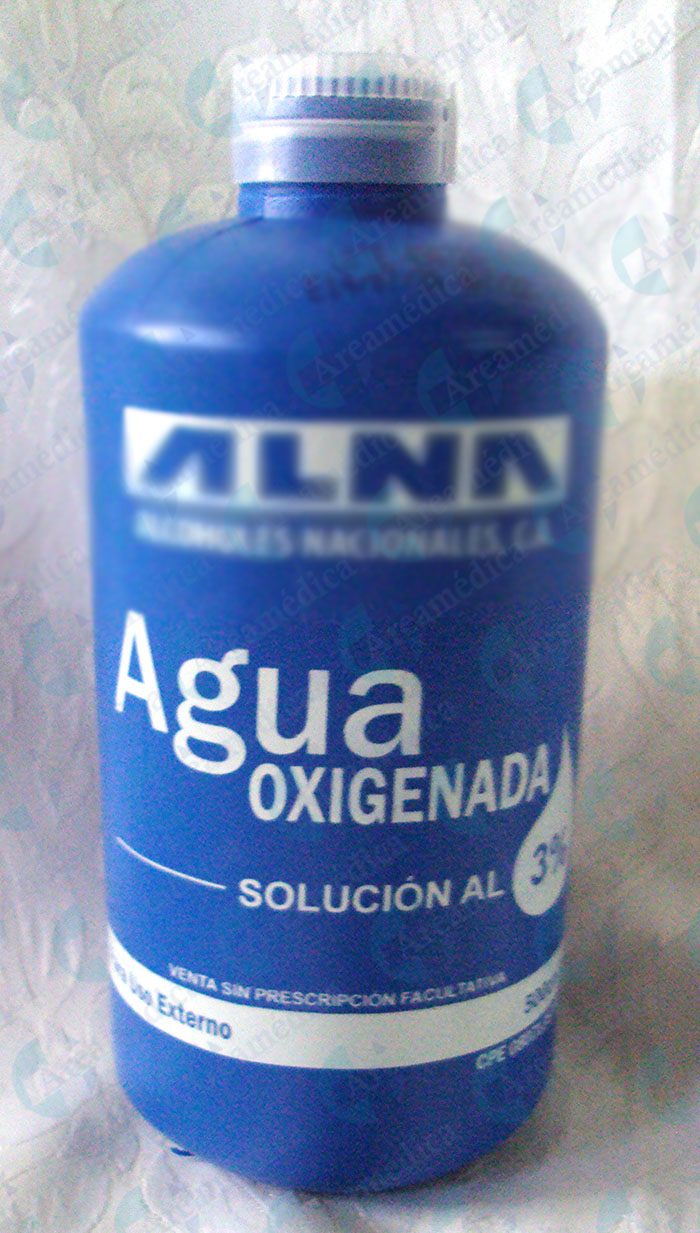AGUA OXIGENADA SOLUCION AL 3% G/V 10 VOLUMEN500CC