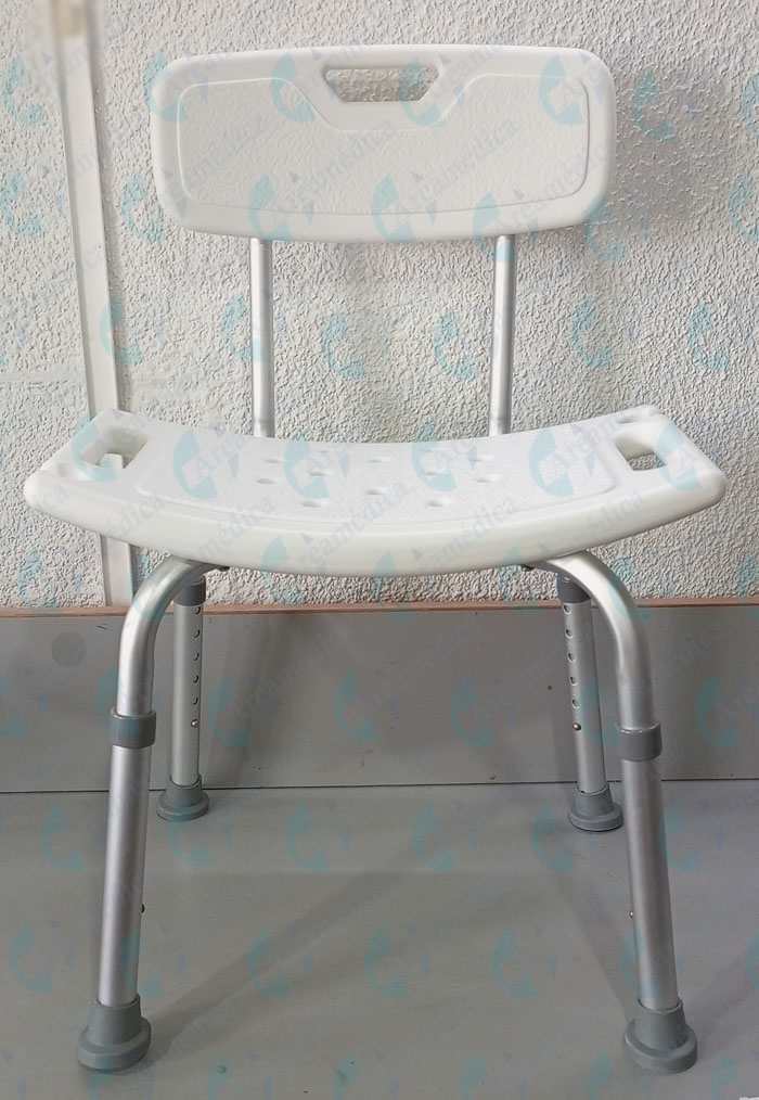 Silla ba&ntilde;o con respaldo para ducha