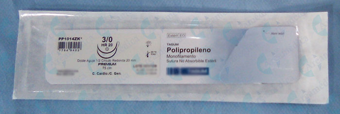 Sutura Prolene 3.0 Curva  8702  Cardiovascular