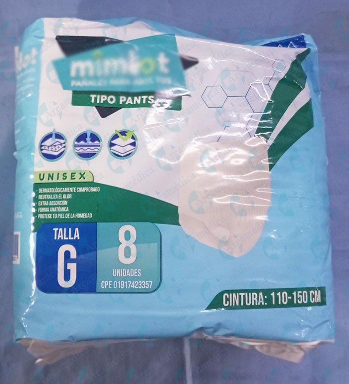 Pañal tipo Pants talla "G" adulto