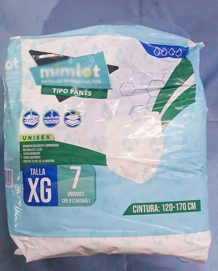 Pañal Tipo Pants talla "XG" Adulto