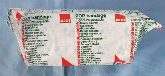 Venda yeso de paris 4 PULG * 3 yardas (10CM X 3 MT)