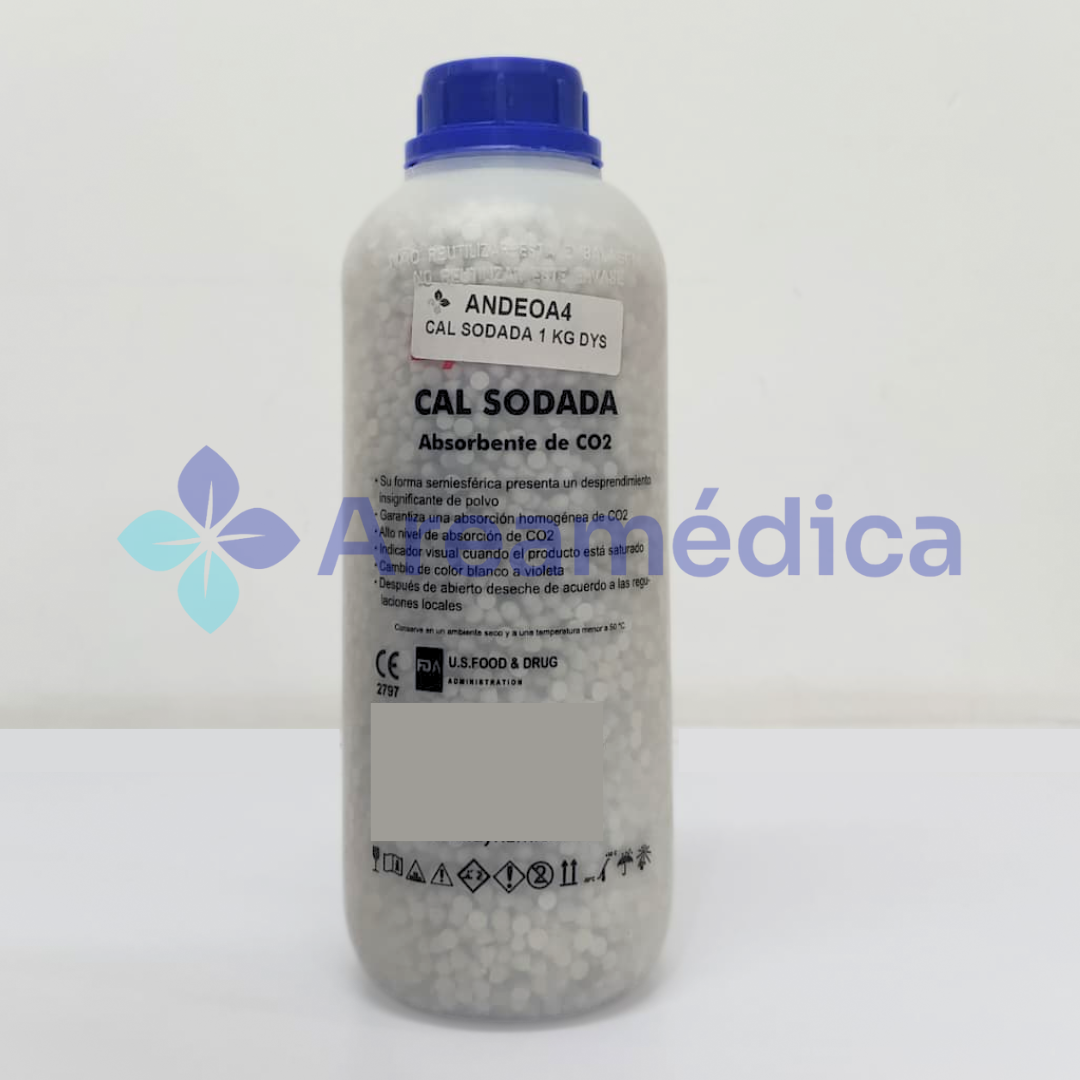 Cal sodada. Presentacion de 1 Kg. Para Maquina de anestesia