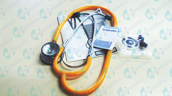 Estetoscopio Riester Aluminio  Doble Campana Azafran Duplex