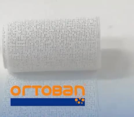 Ortoban Venda de Yeso o Escayola de Paris 6 pulgadas x 3 yardas (15cm x 2,7m)