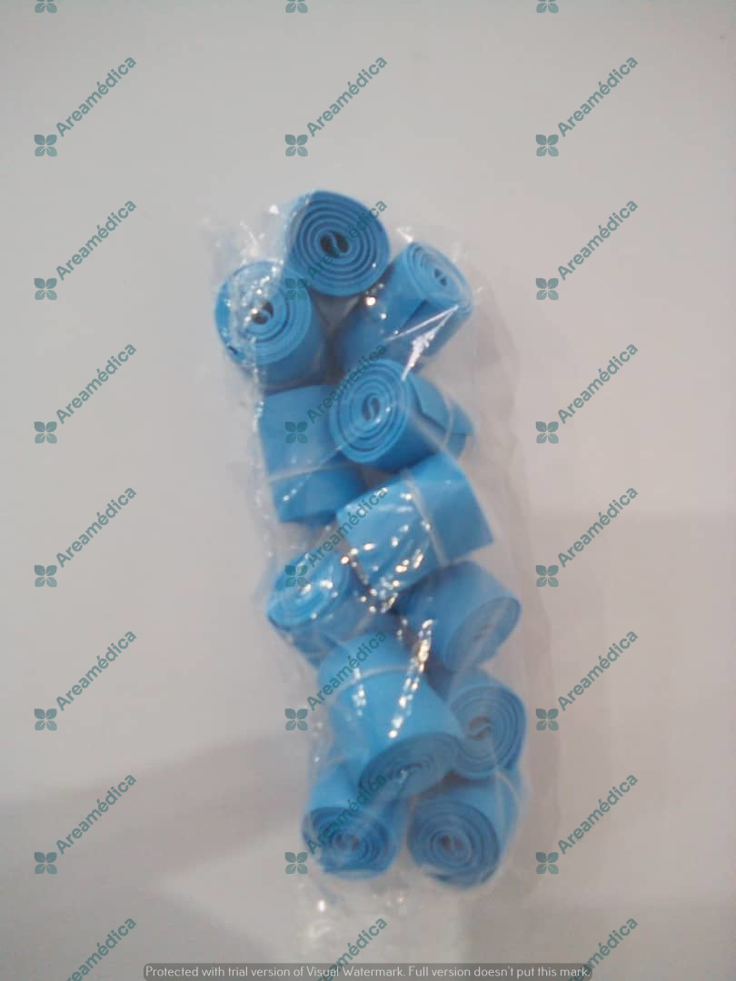 Torniquete para Extracción de Sangre Goma Azul Precio x Unidad