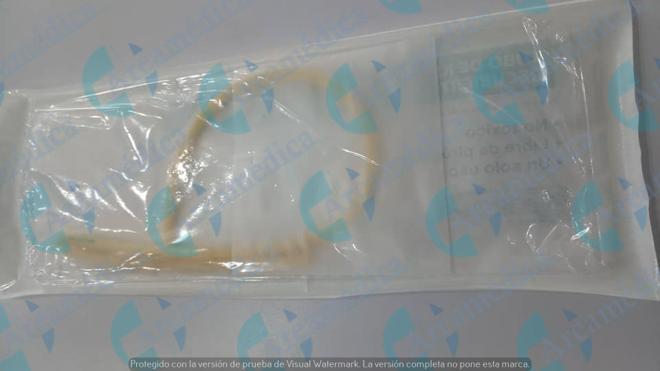 Tubo de kehr 16 FR de latex recubierto de silicon