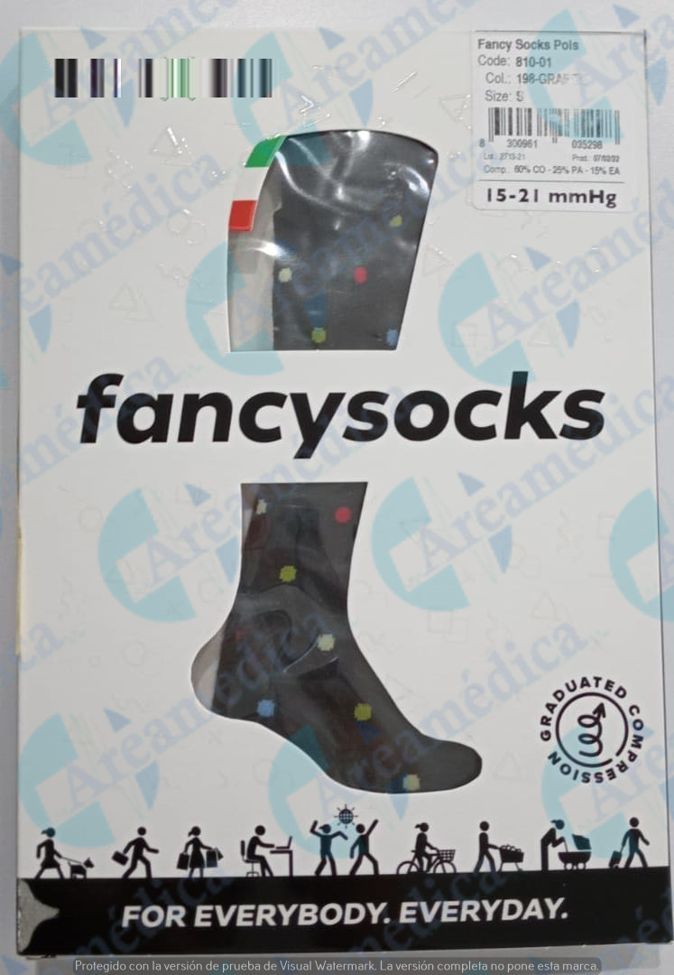 MEDIA COMPRESION RODILLA DAMA/ CABALLERO TALLA S 15-21 MMHG