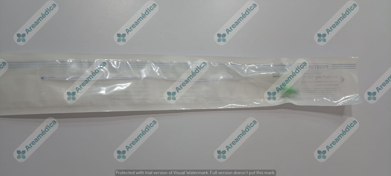 Sonda Foley 2 Vias 6 FR 100% Silicon (E) Cateter Uretral. Precio por Unidad