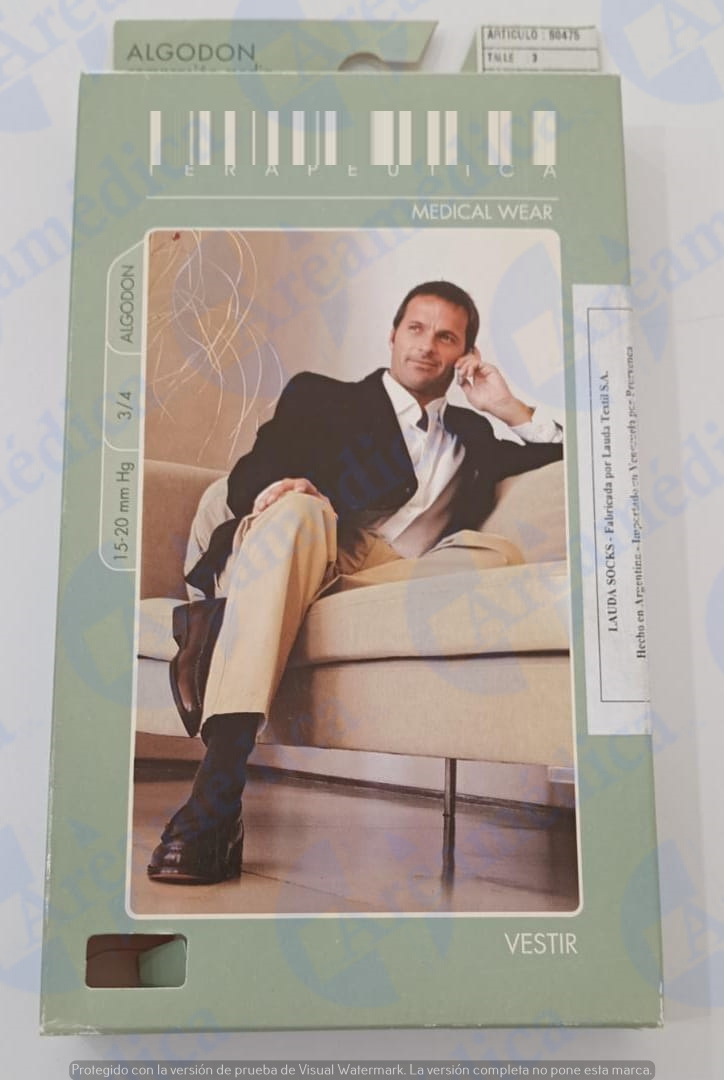 Media compresion rodilla caballero talla M (15-20 mmhg)