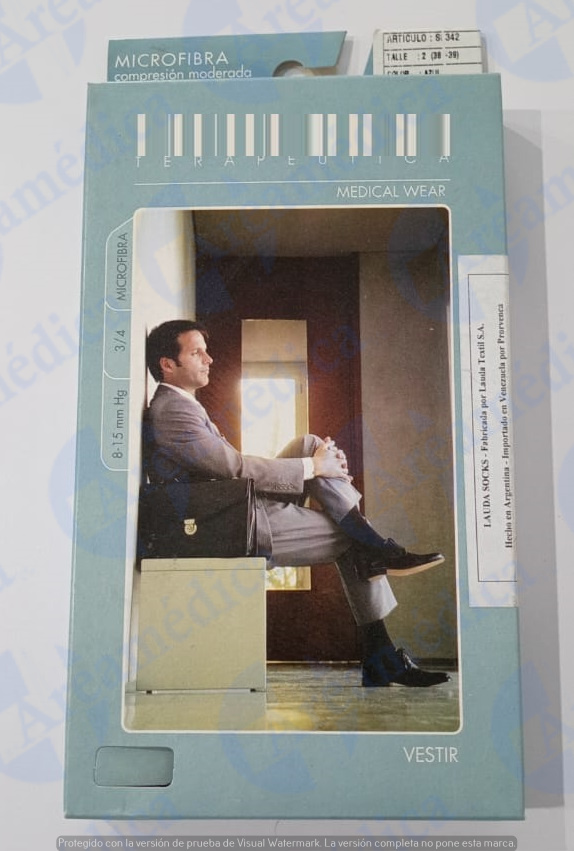 Media compresion rodilla caballero talla S (8-15 mmhg)