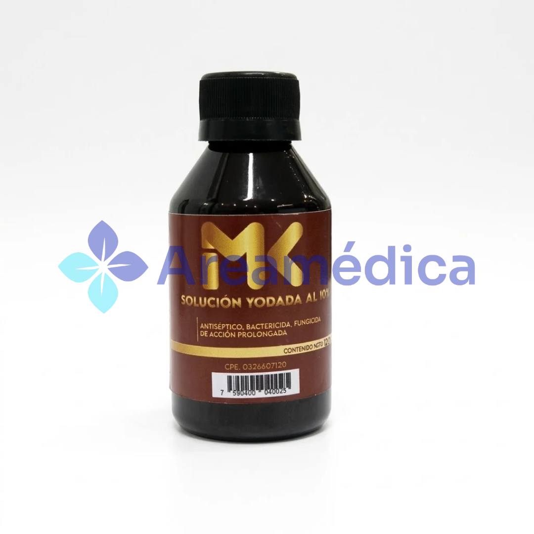 Solucion yodada 120 ml povidine yodopovidona
