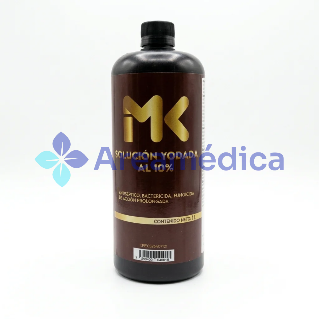 Solucion Yodada Povidine 1 Litro Yodo Povidona 10%