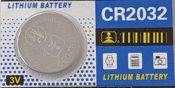 Baterias pilas cr2032 (Litio)