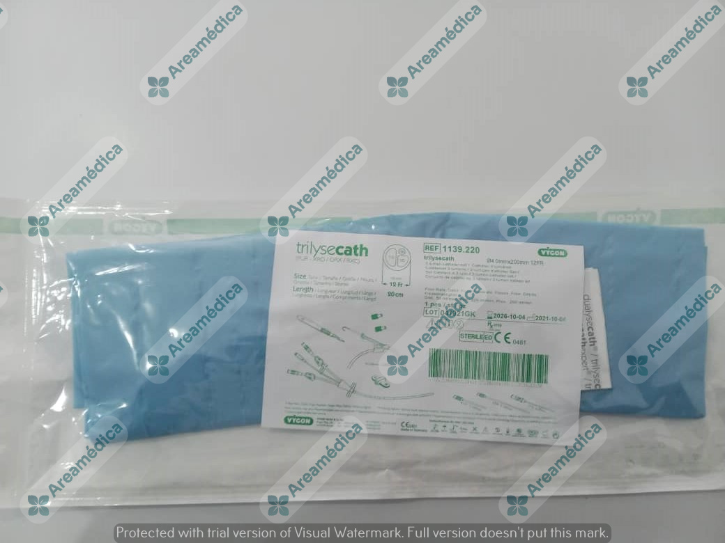 Kit De Hemodialisis Con Trilumen 12frx20cm Vygon Aleman