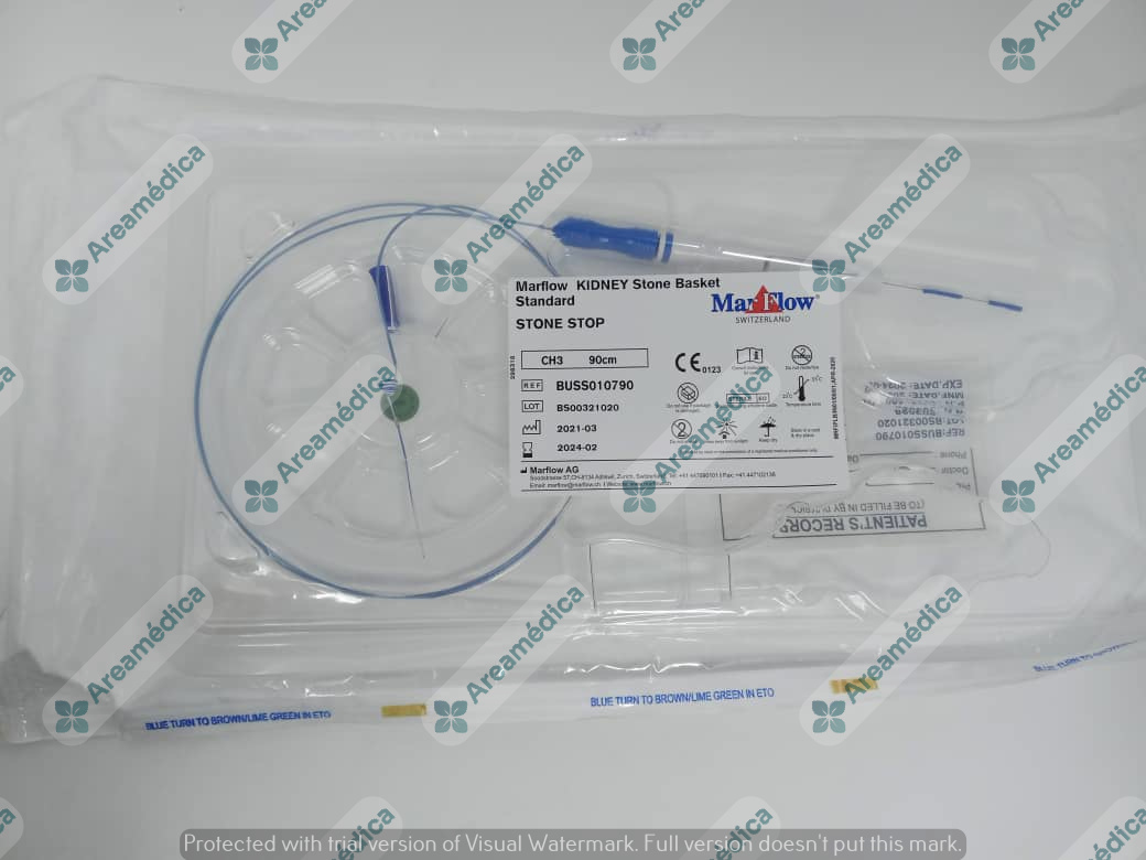 Stone Stop 3Fr x 90cm 7mm Diam. Cesta Previene Migracion Calculos (E )