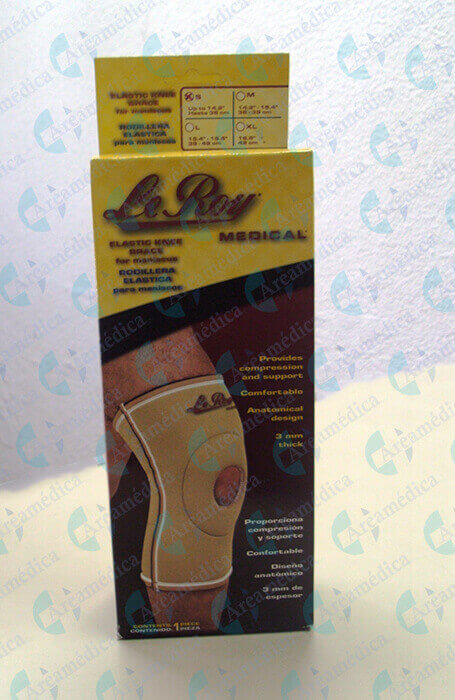 Rodillera de Neopreno y Nylon con Apertura en Rotula Para Meniscos Talla S