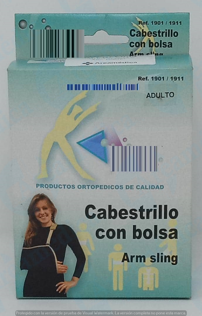 Cabestrillo adulto con bolsa talla (&Uacute;nica)