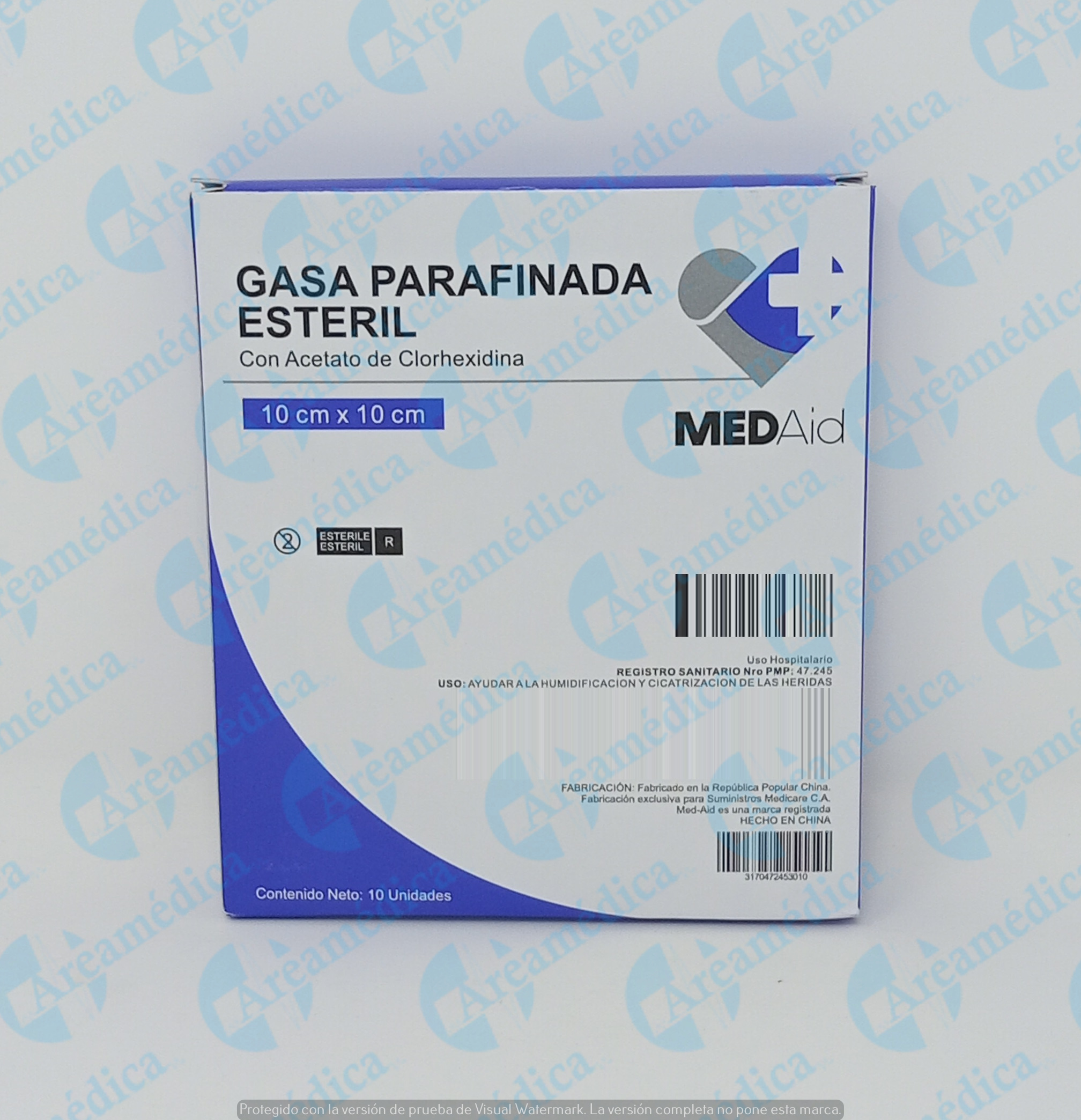 Cuticell generico con clorhexidina 10cmx10cm