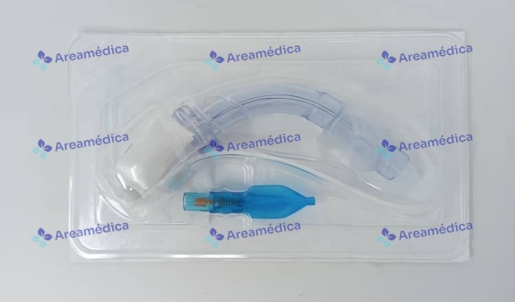 Traqueostomo 7.5 mm con Balon Traqueotomo Descartable Tubo de Traqueostomia (E )