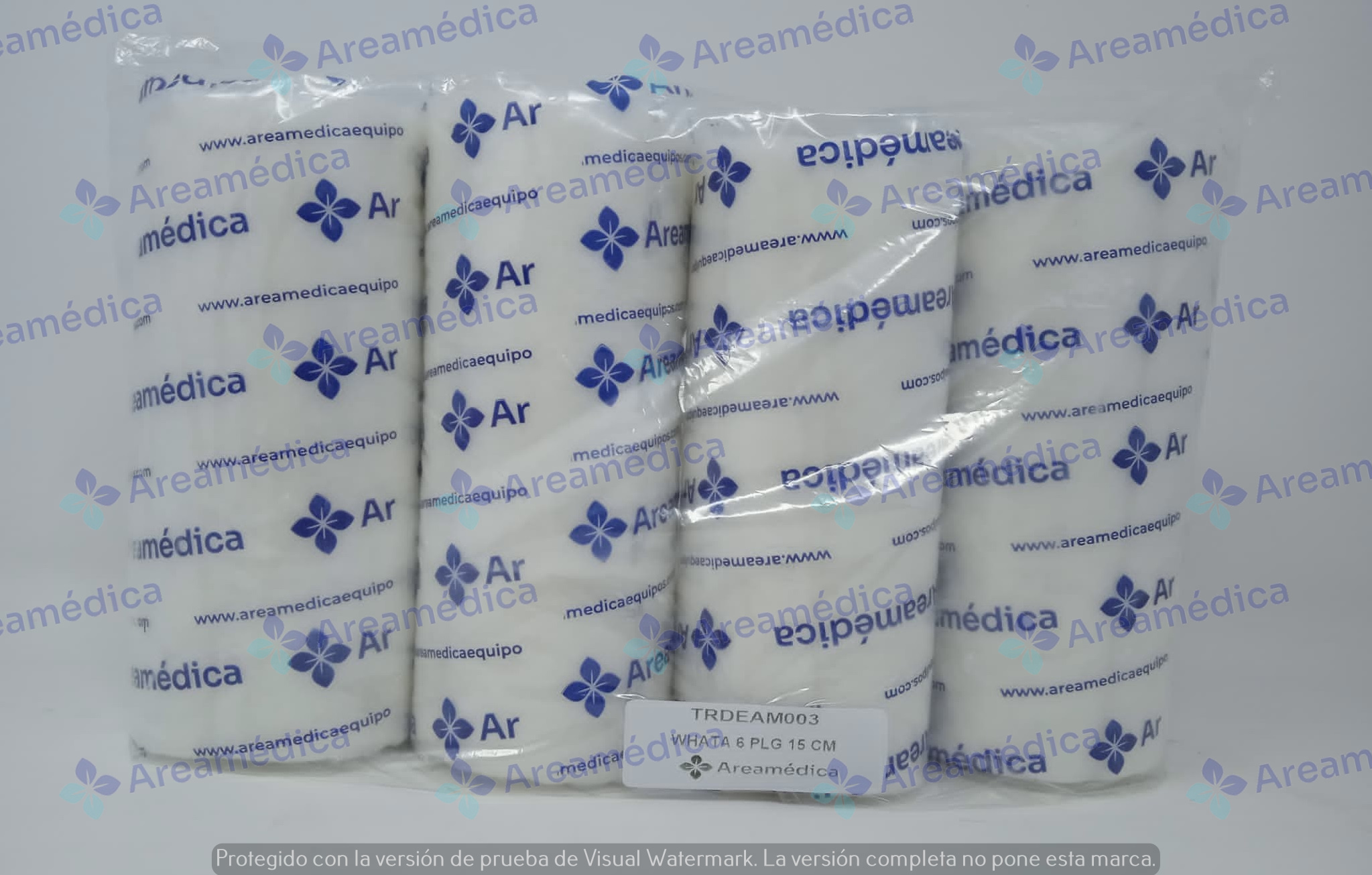 Whata 6 Plg x 3 Yardas 15 cm x 2.7mts Ortopedica Areamedica  Guata