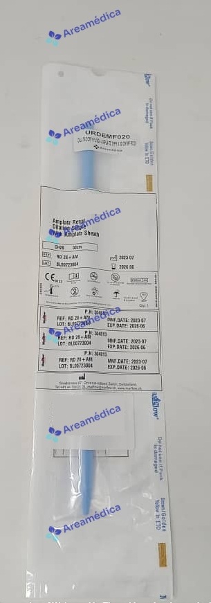 Dilatador y Funda Amplatz 28 FR x 30 CM Amplaz