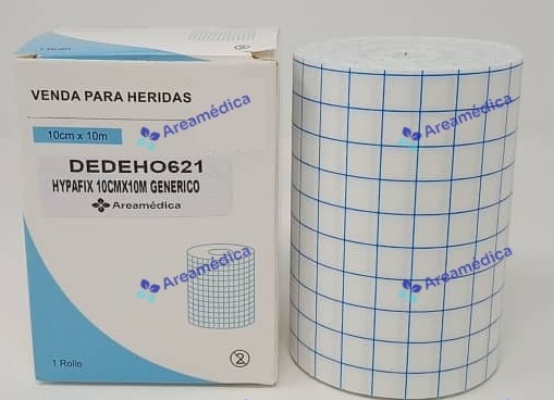Hypafix 10 cm x 10 m Generico Rollo De Tela Adhesiva Hipoalergenico 10x10