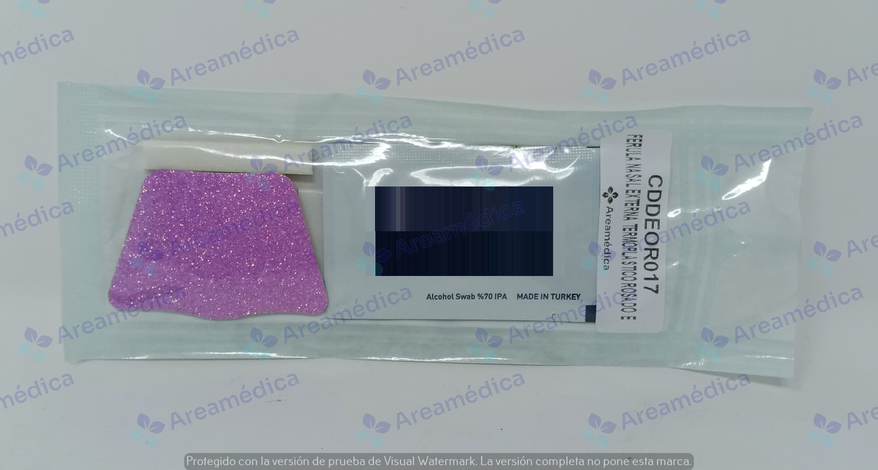 Ferula nasal externa aluminio con adhesivo mediana