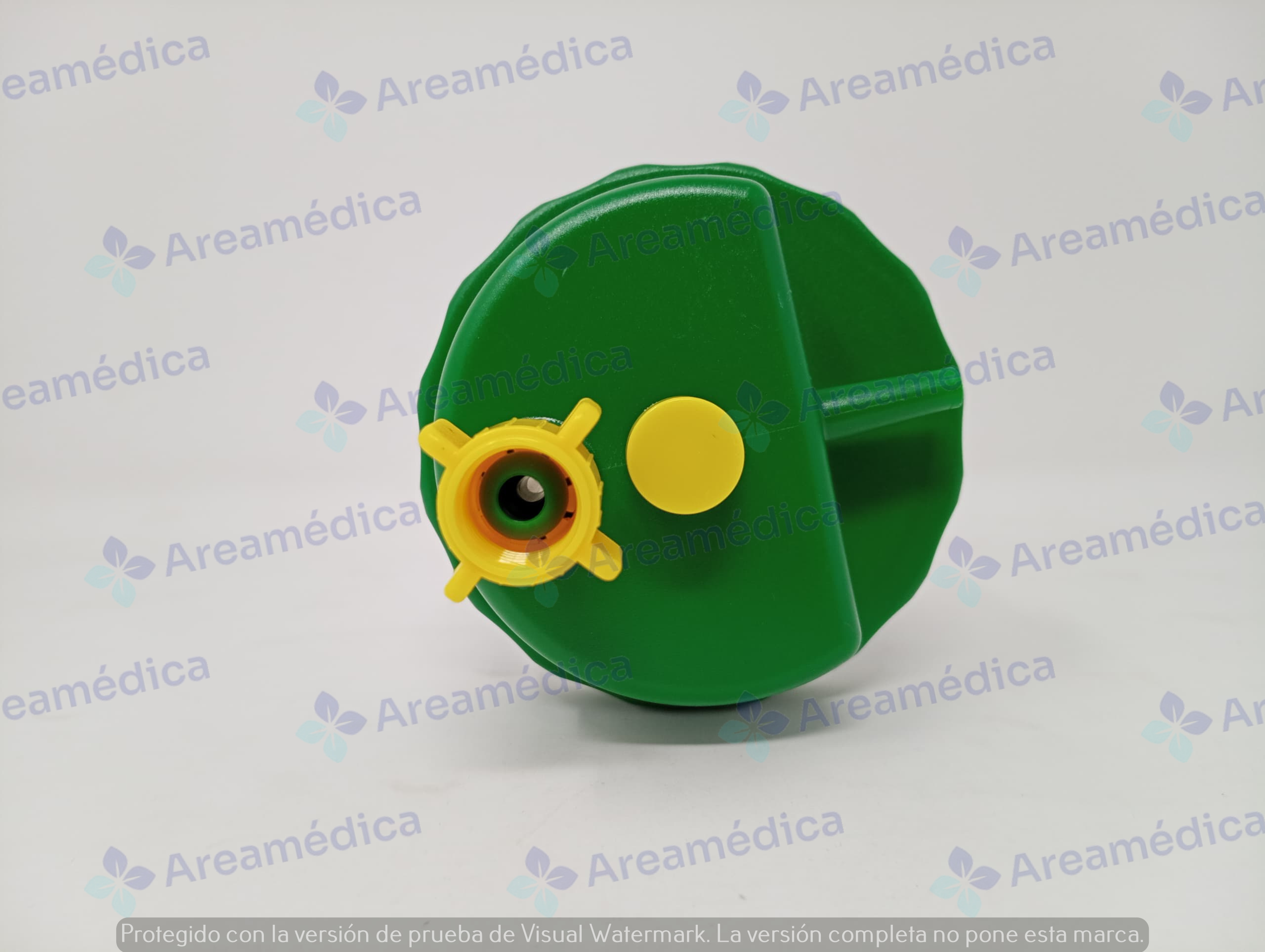 Vaso humidificador boca angosta bajo flujo descartable 500cc