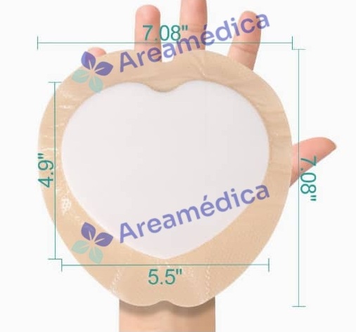 Aposito de Silicon con Borde Autoadhesivo 18cm x 18cm Precio x Und Sacro Sacral