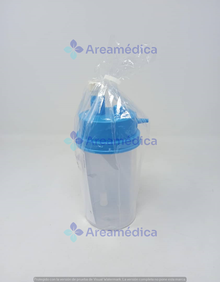 Vaso Humidificador Boca Angosta Descartable de 500cc