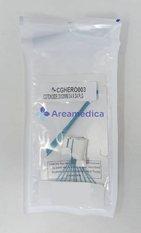 Cotonoide 20 x 20 mm 3/4 x 3/4  pulgadas  Sobre por 10 Unidades Cotonoides