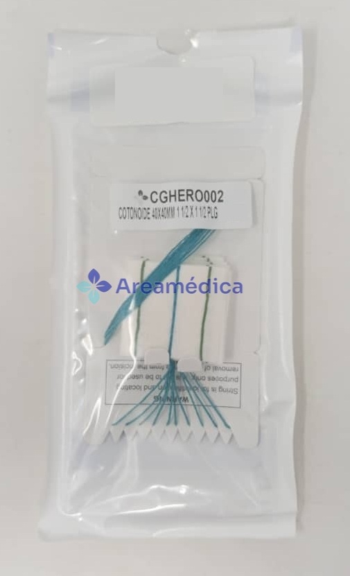 Cotonoide 40 x 40 mm 1 1/2 x 1 1/2 Pulgadas Sobre x 10 unidades Cotonoides