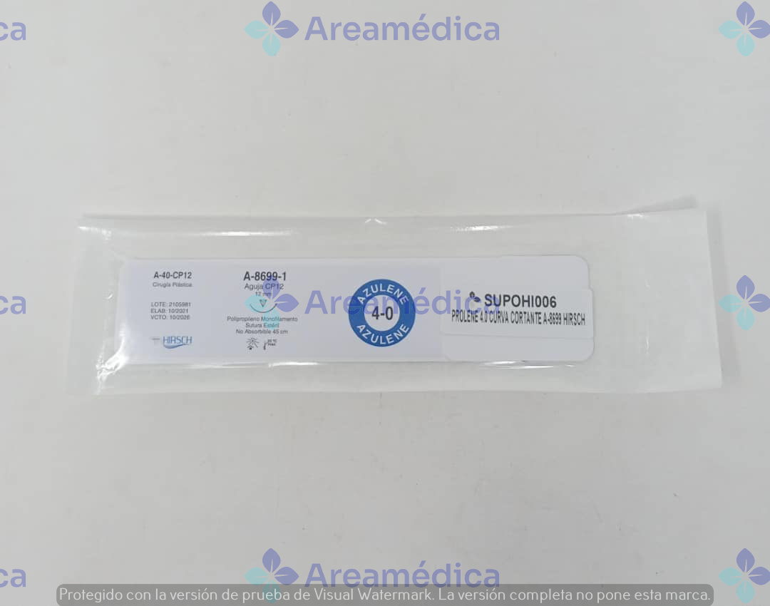 Prolene 4.0 Curva Cortante A-8699 Aguja 12MM 45CM