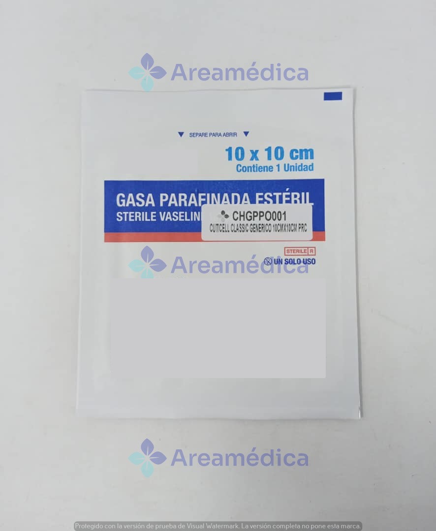 Cuticell Classic Generico 10CMX10CM Gasa Parafinada