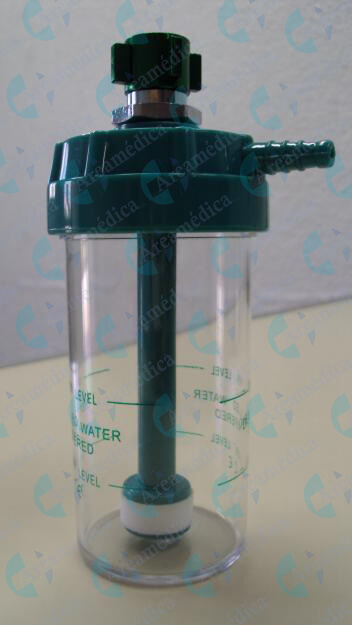 Vaso humidificador reusable boca angosta