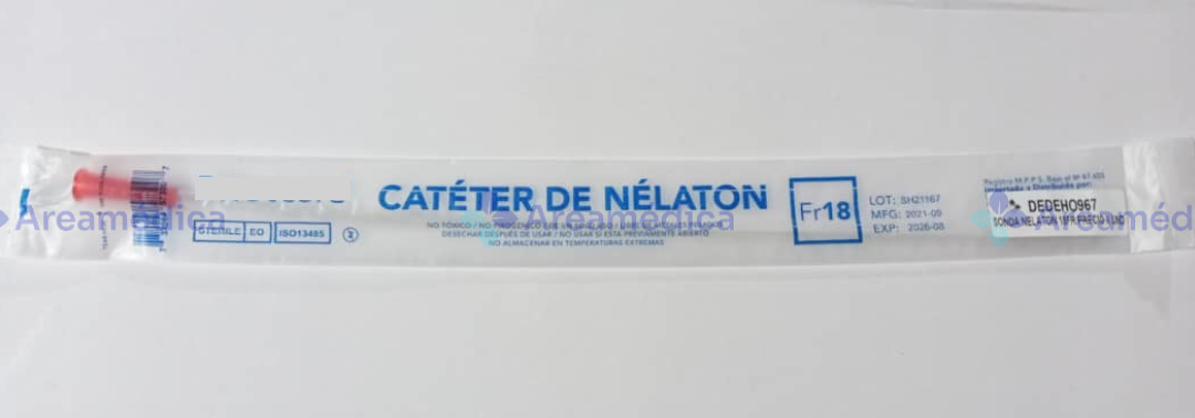 Sonda Nelaton 18FR 1 Via Sonda Vesical