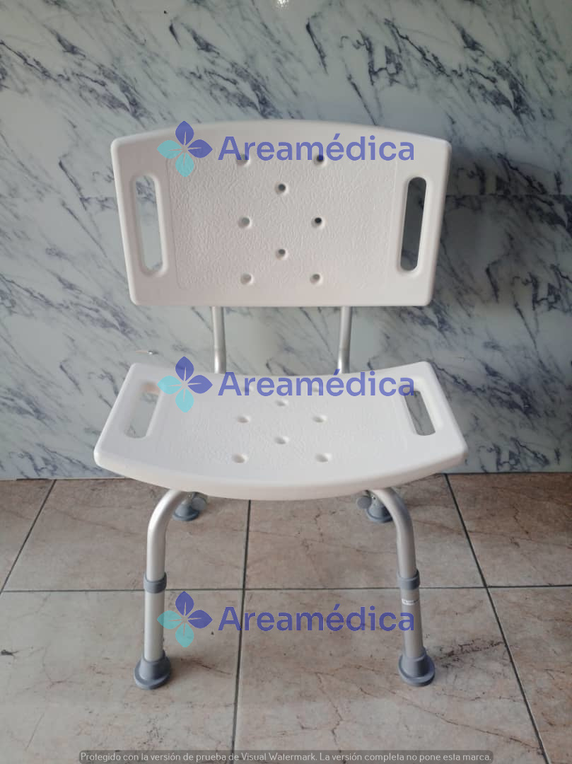 Silla Ducha Con Espaldar Areamedica