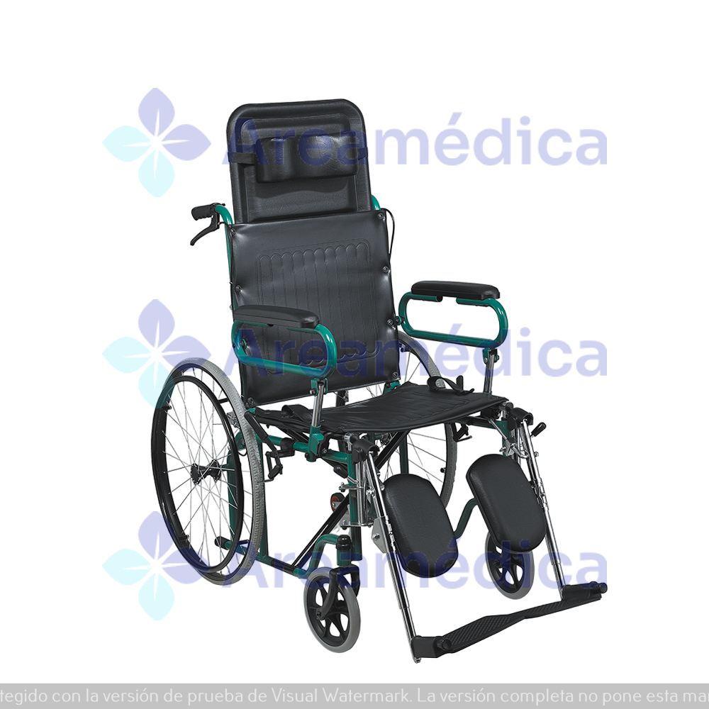 Silla De Ruedas Reclinable Para Fracturado Areamedica
