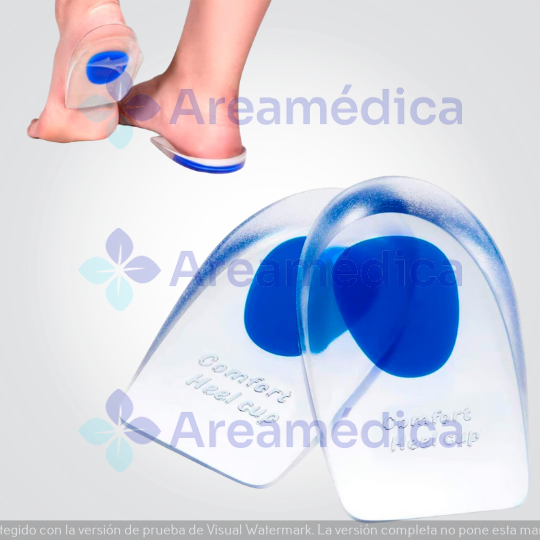 Taloneras Con Gel Talla L Transparentes Precio X Par