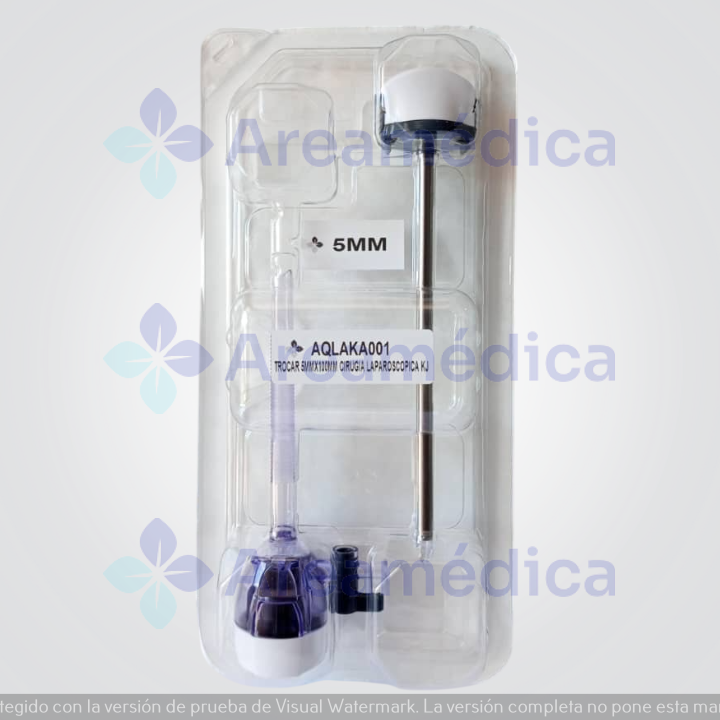 Trocar 5MM Cirugia Laparoscopica 5X100MM Trocar Optico Descartable