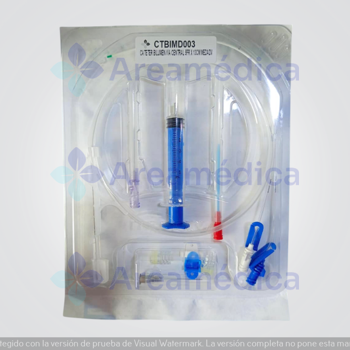 Kit Cateter Bilumen Via Central 5FR X 13CM