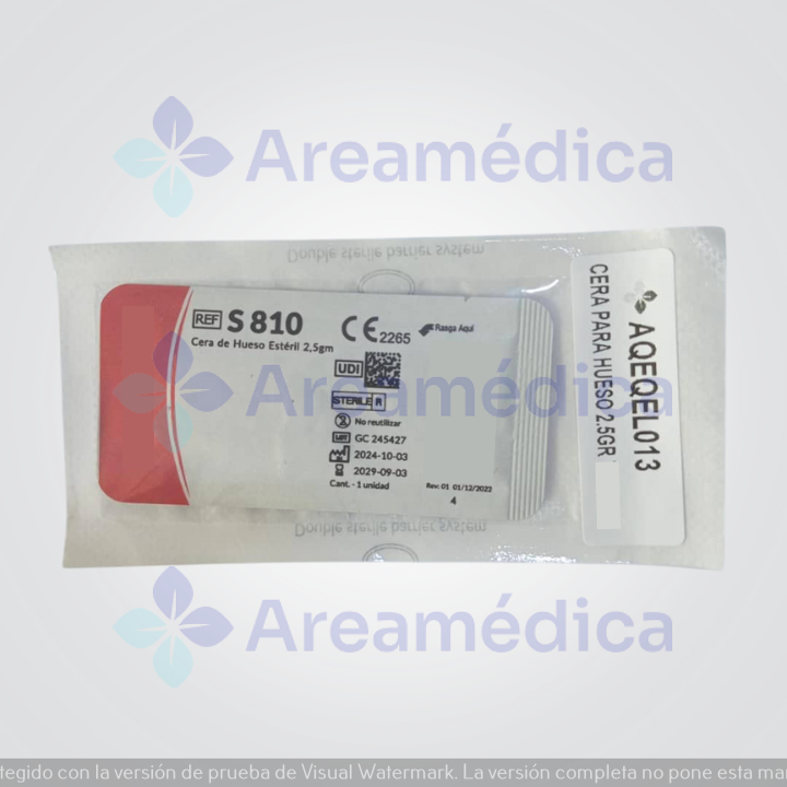 Cera Para Hueso 2.5GR Precio Por Unidad