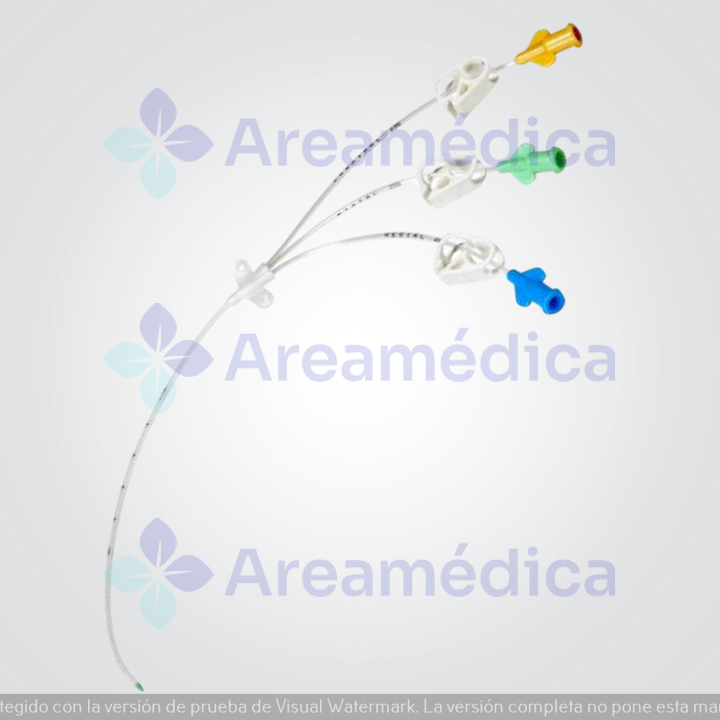 Cateter Trilumen Via Central 4,5FR X 12,5CM Kit Completo CVC