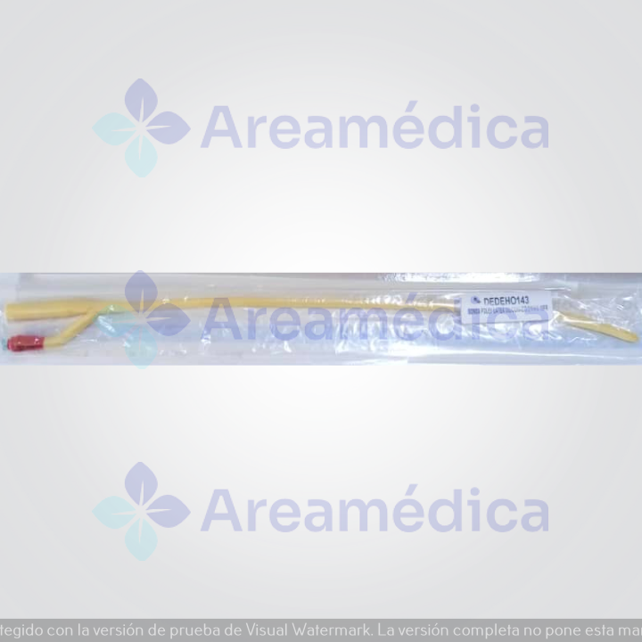 Sonda Foley Latex Siliconado 18FR 2 Vias Balon 30ML