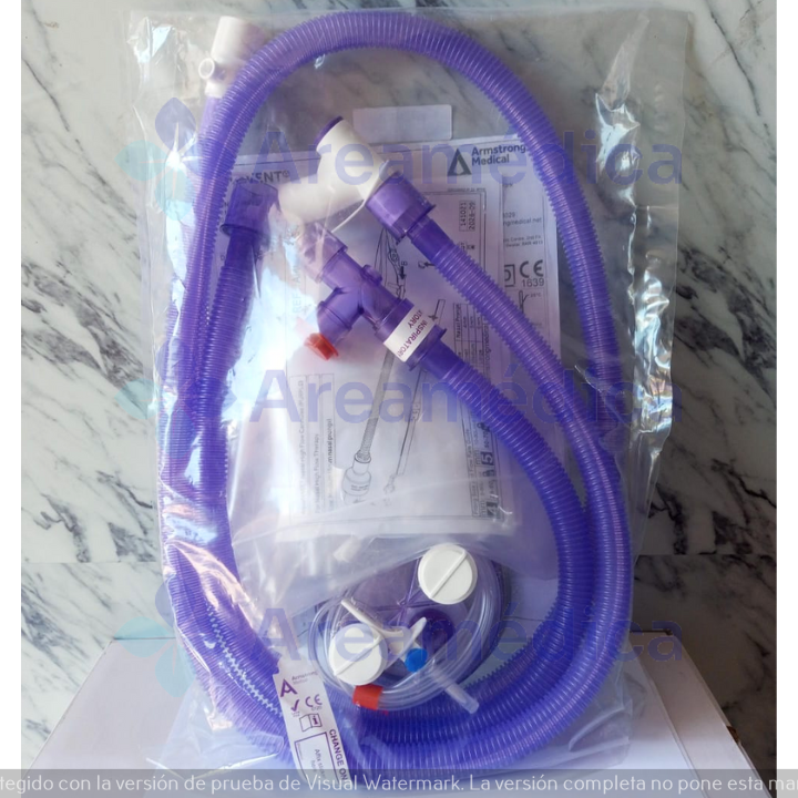 Humidificador De Oxigeno CPAP De Burbuja Mayor 10KG Pediatrico Circuito Completo