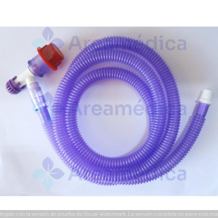 Circuito De Ventilacion Neonato De 1,5M CPAP De Burbuja