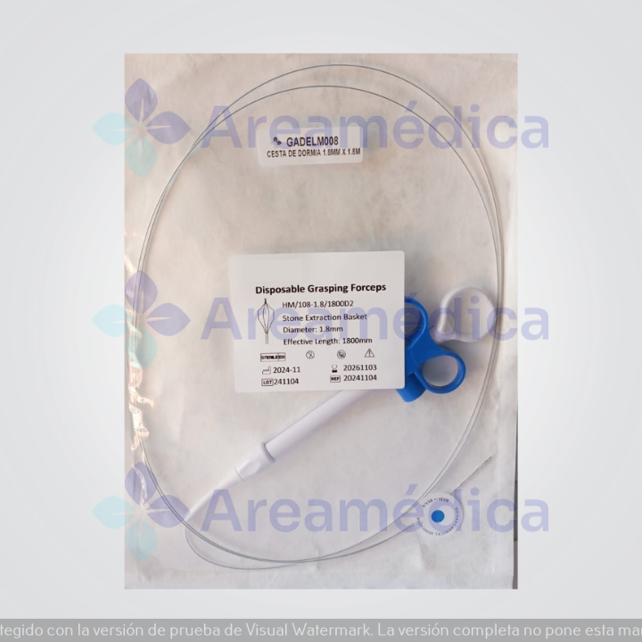 Cesta De Dormia 1.8MM X 1.8M Para Extraccion De Calculos Colon