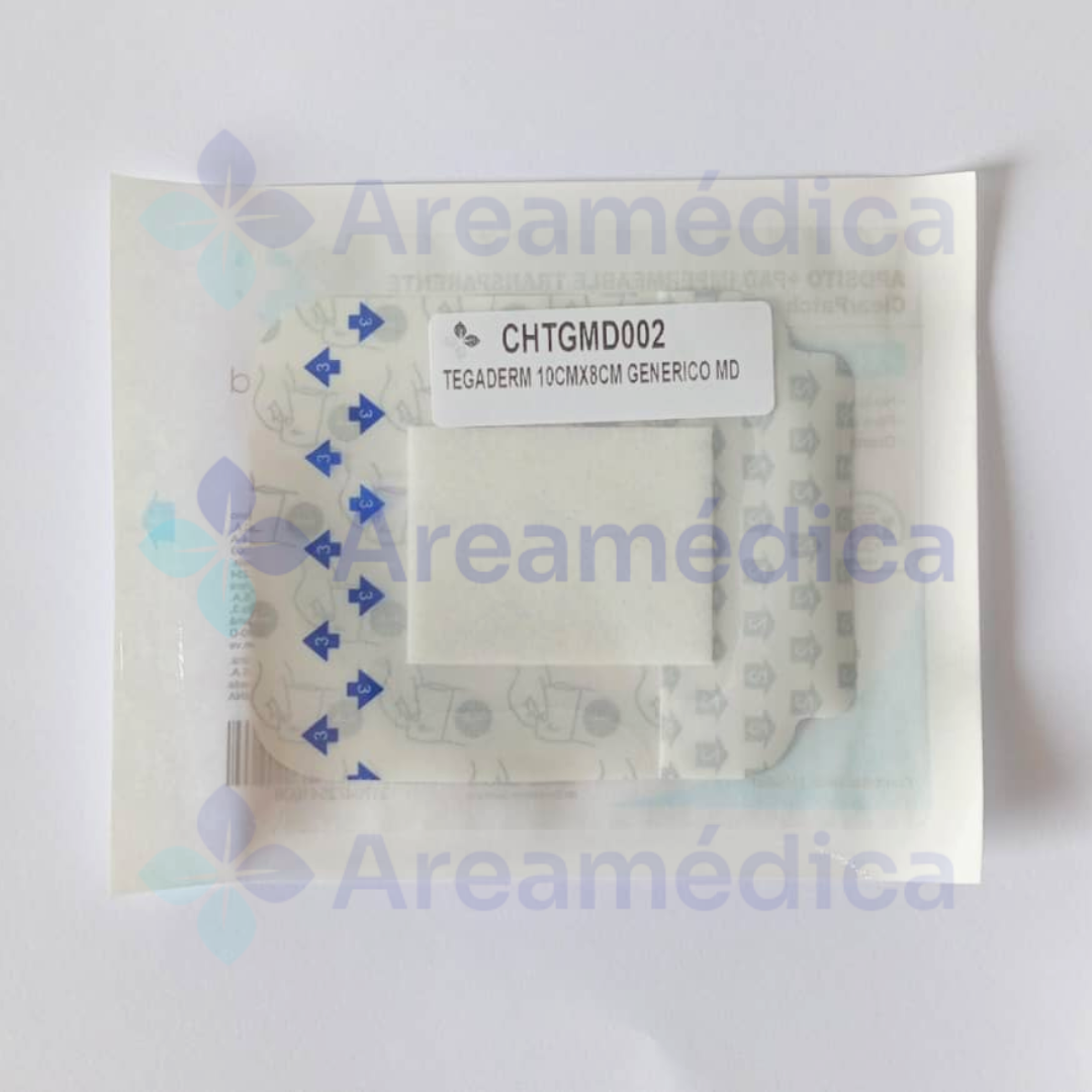 Tegaderm 10CMX8CM Generico Aposito Transparente Con Almohadilla